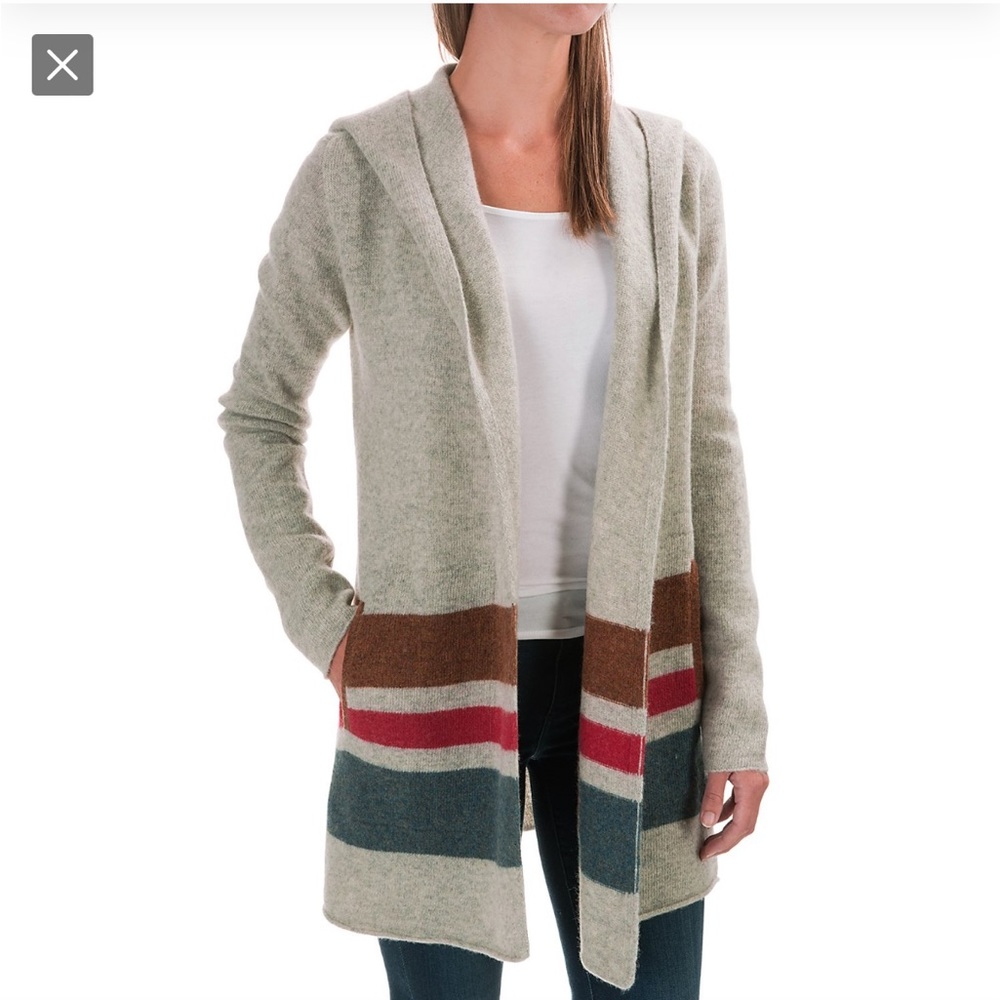 Toad&Co Heartfelt Hooded Sweater Cardigan Small